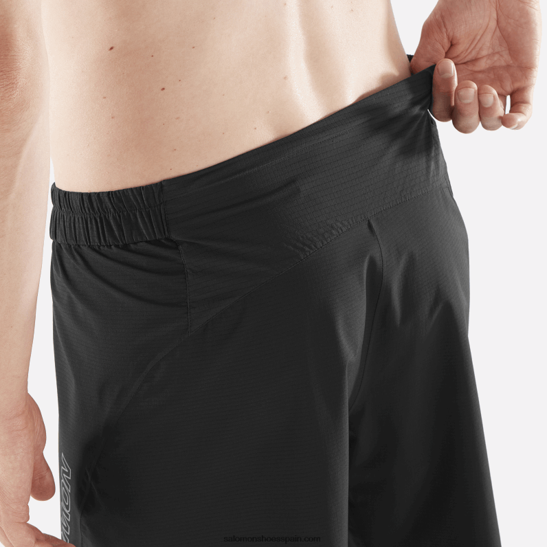 pantalones cortos de hombre - sendero bonatti Salomon 00B0PZ259 profundo negro