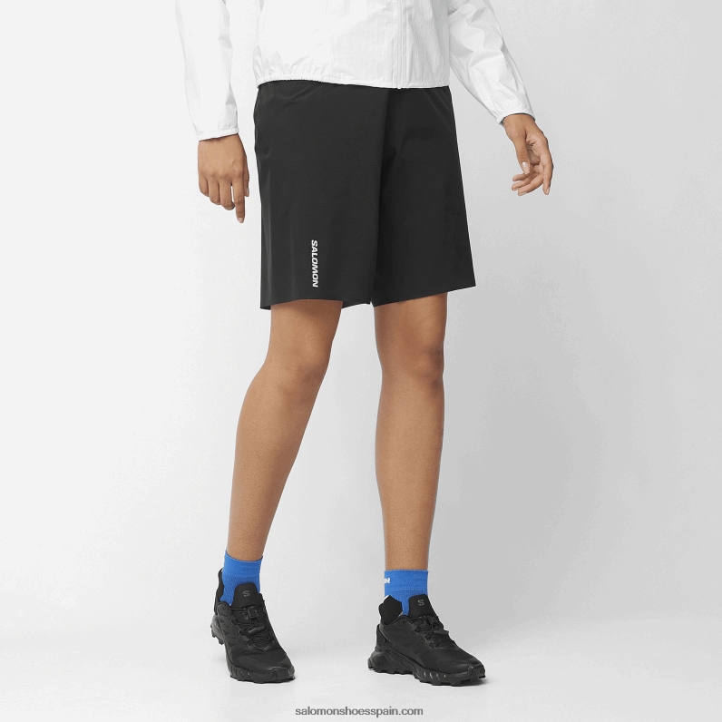 pantalones cortos de hombre - sendero bonatti Salomon 00B0PZ259 profundo negro