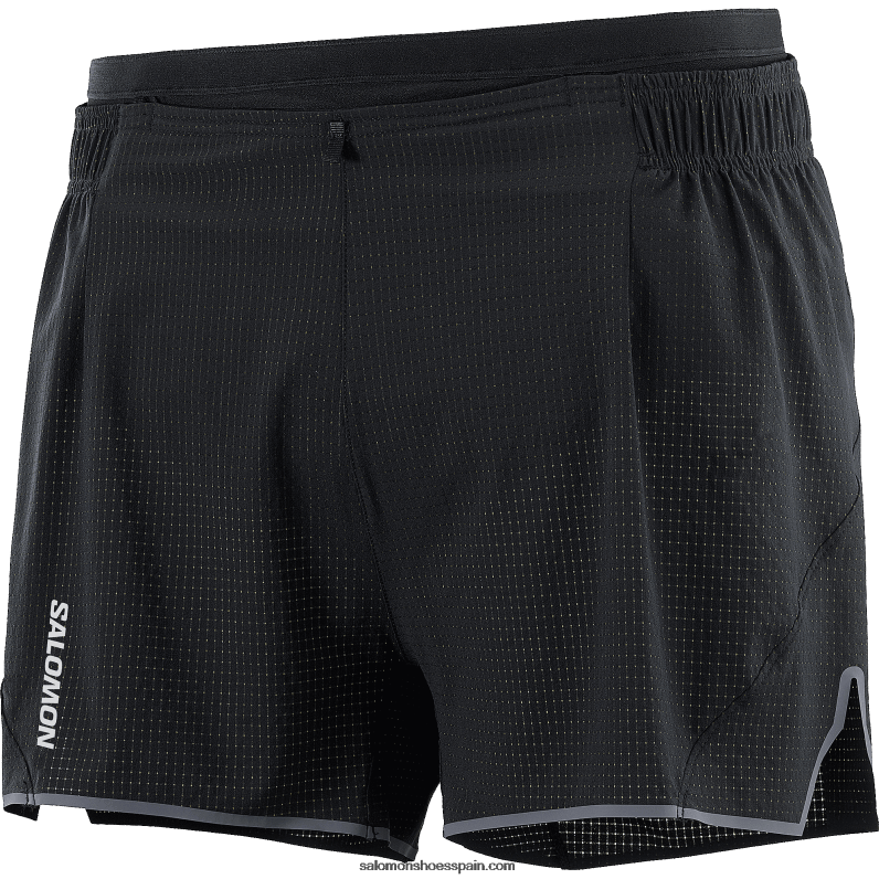 pantalones cortos de hombre - sense aero 3 Salomon 00B0PZ288 profundo negro