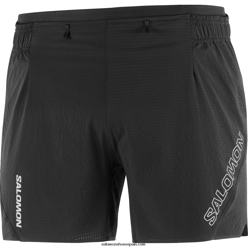 pantalones cortos de hombre - sense aero 5 Salomon 00B0PZ289 profundo negro