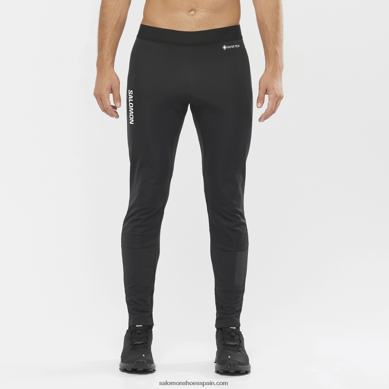 mallas de hombre - gore-tex infinium cortavientos Salomon 00B0PZ255 profundo negro