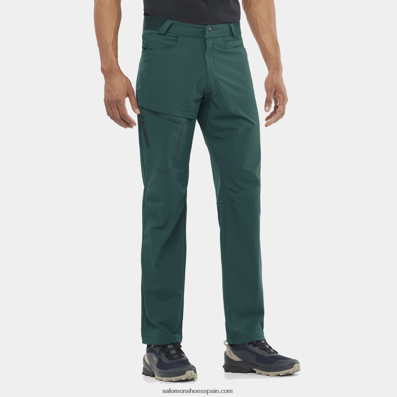 pantalones de hombre - caminante Salomon 00B0PZ1202 Pino ponderosa