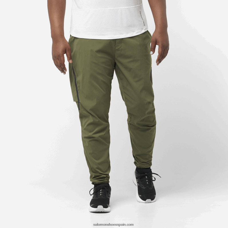pantalones de hombre - runlife Salomon 00B0PZ249 hoja de uva