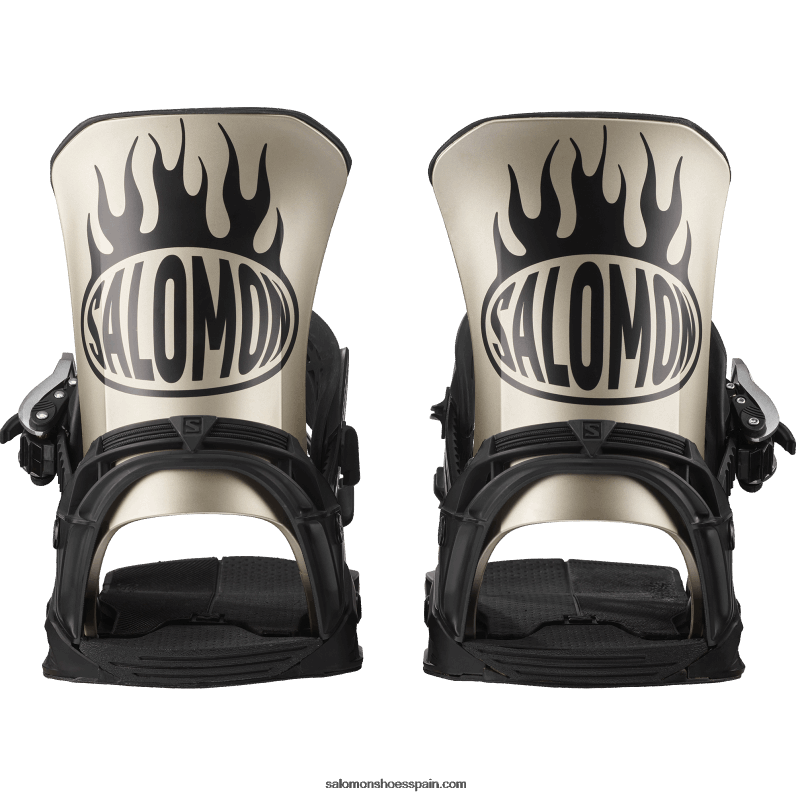 fijaciones de snowboard para hombre - equipo profesional del distrito Salomon 00B0PZ619 oro metalizado