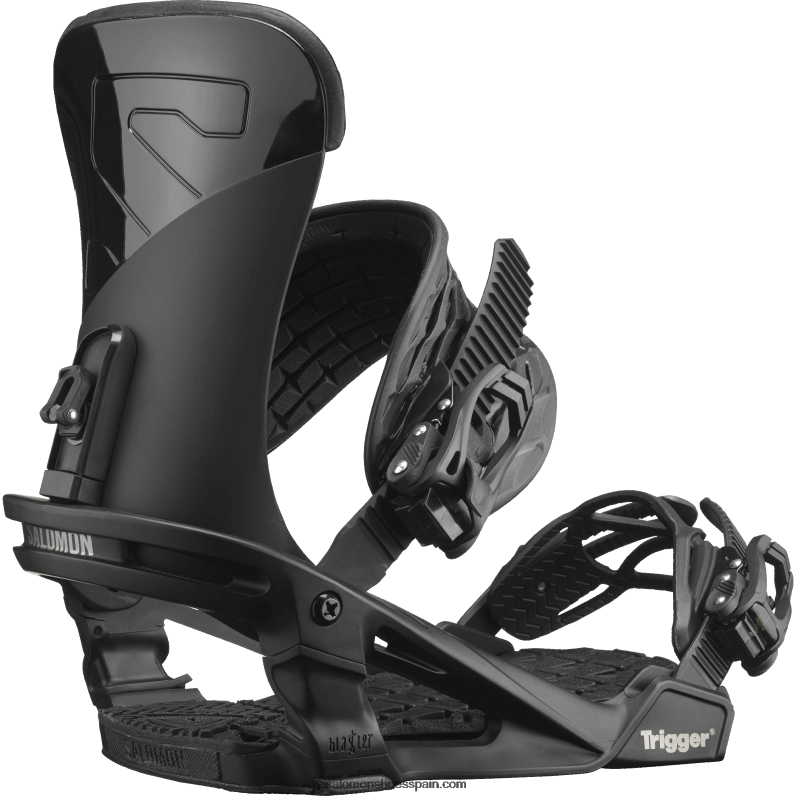 fijaciones de snowboard para hombre - gatillo Salomon 00B0PZ622 negro