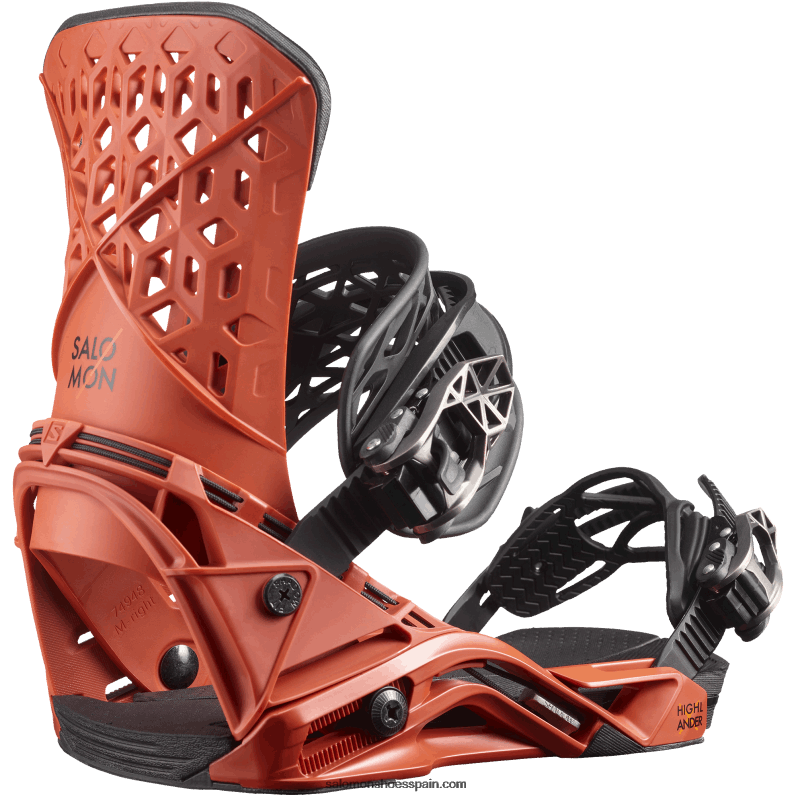 fijaciones de snowboard para hombre - highlander Salomon 00B0PZ612 ocre quemado