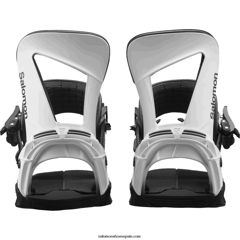 fijaciones de snowboard para hombre - holograma Salomon 00B0PZ615 blanco negro