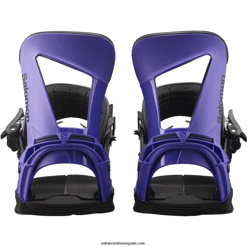 fijaciones de snowboard para hombre - holograma Salomon 00B0PZ617 morado/negro