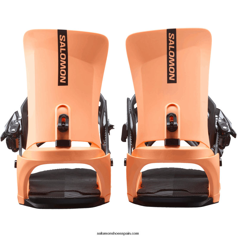 fijaciones de snowboard para hombre - ritmo Salomon 00B0PZ605 naranja neón