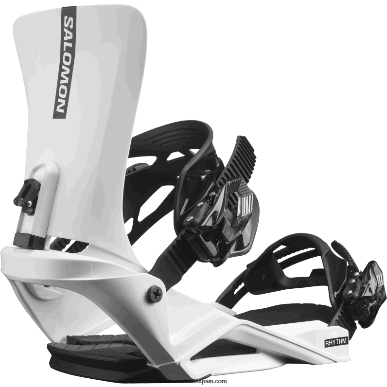 fijaciones de snowboard para hombre - ritmo Salomon 00B0PZ609 blanco