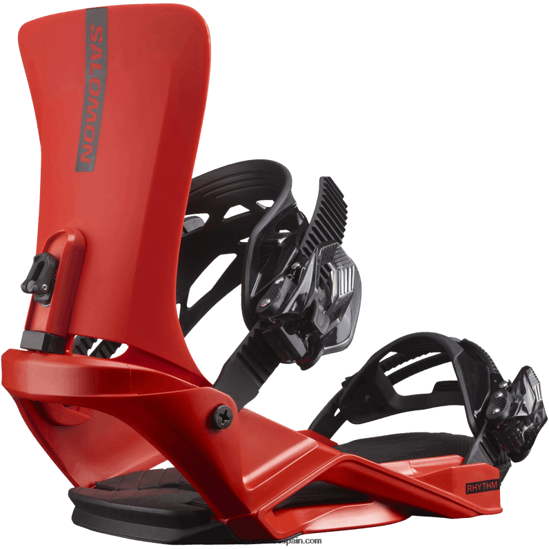 fijaciones de snowboard para hombre - ritmo Salomon 00B0PZ610 rojo