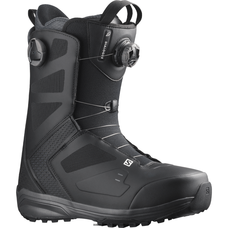 botas de snowboard para hombre - dialog dual boa Salomon 00B0PZ587 negro/imán