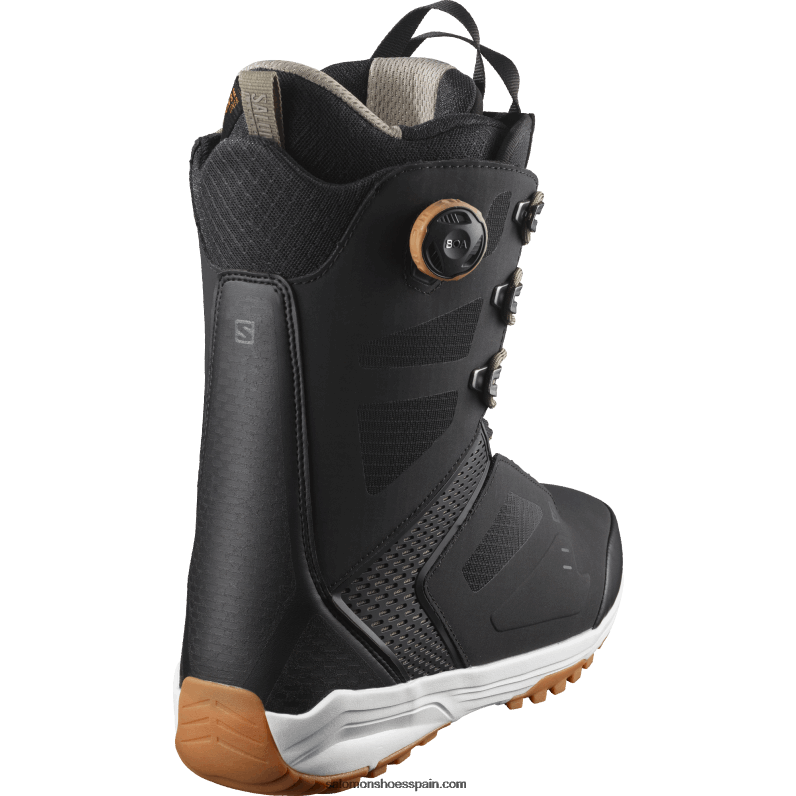 botas de snowboard para hombre - dialog lace sj boa Salomon 00B0PZ584 negro/vetiver