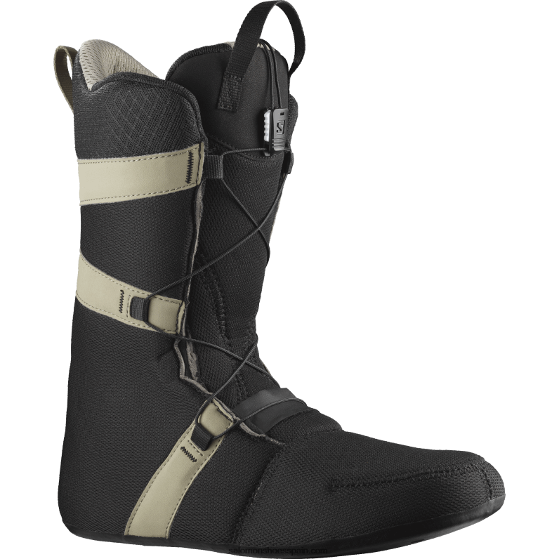 botas de snowboard para hombre - dialog lace sj boa Salomon 00B0PZ584 negro/vetiver