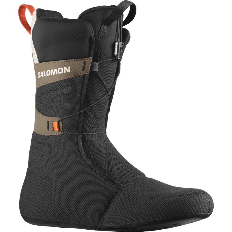 botas de snowboard para hombre - echo lace sj boa Salomon 00B0PZ593 verde militar-x/negro/ocre quemado