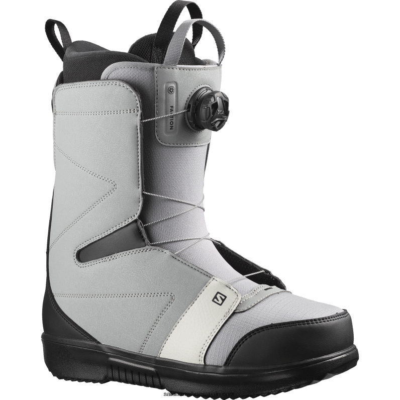botas de snowboard para hombre - faction boa Salomon 00B0PZ599 gris/negro/blanco