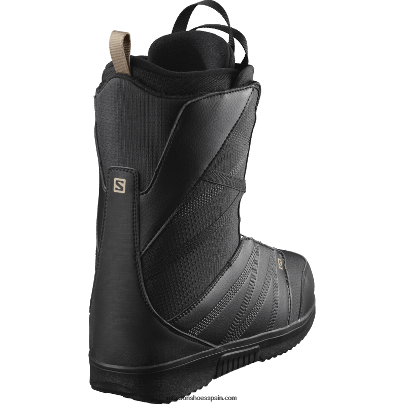 botas de snowboard para hombre - titan boa Salomon 00B0PZ598 anacardo negro/tostado