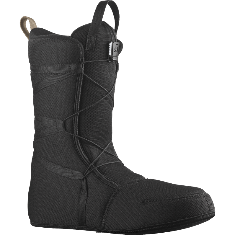 botas de snowboard para hombre - titan boa Salomon 00B0PZ598 anacardo negro/tostado