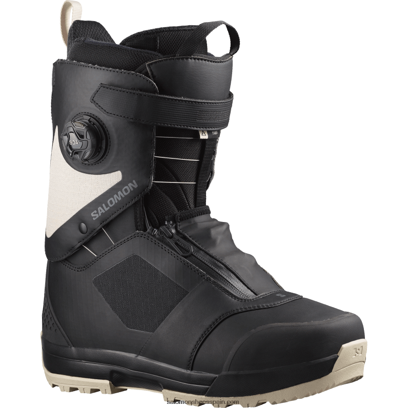 botas de snowboard para hombre - trek Salomon 00B0PZ580 blanco negro