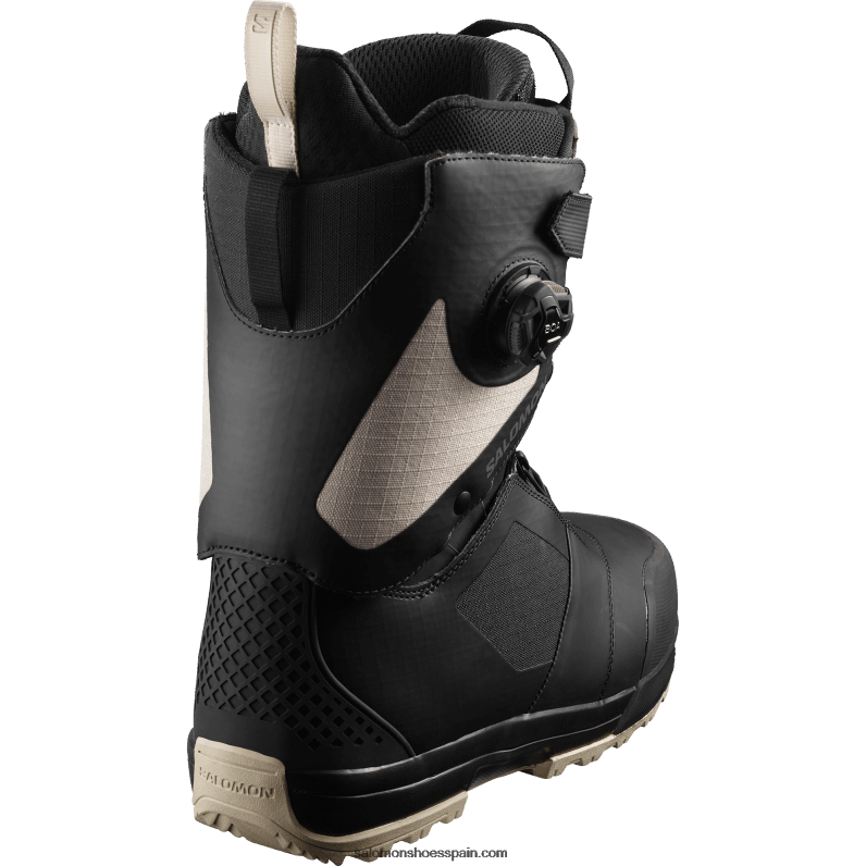 botas de snowboard para hombre - trek Salomon 00B0PZ580 blanco negro