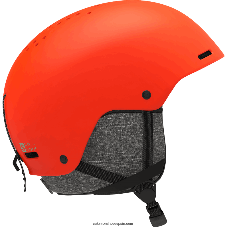 casco de hombre - brigada Salomon 00B0PZ634 naranja roja