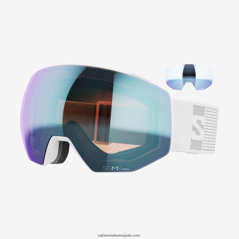 anteojos para hombre - radio prime sigma fotocromático (y lente extra) Salomon 00B0PZ666 blanco