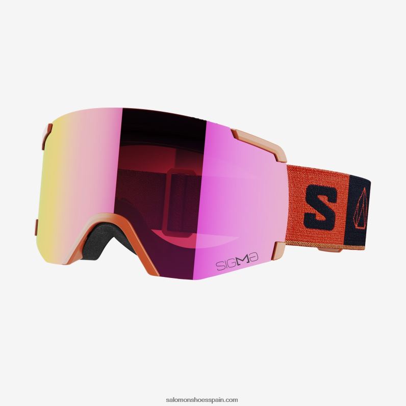 gafas de hombre - s/view sigma Salomon 00B0PZ653 ocre quemado