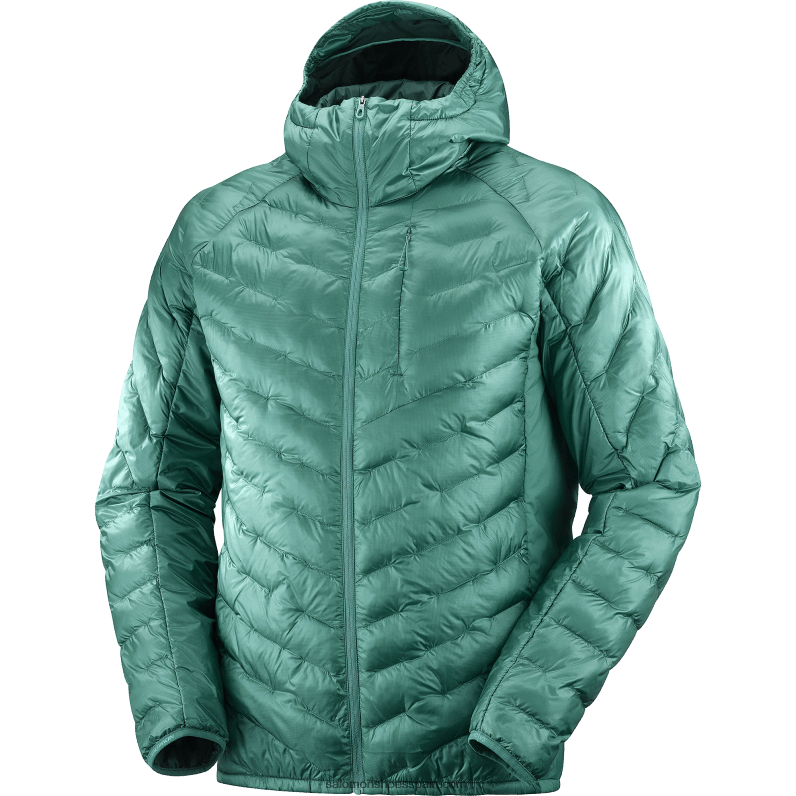 chaqueta con capucha y aislamiento para hombre - contorno primaloft Salomon 00B0PZ1088 Pacífico