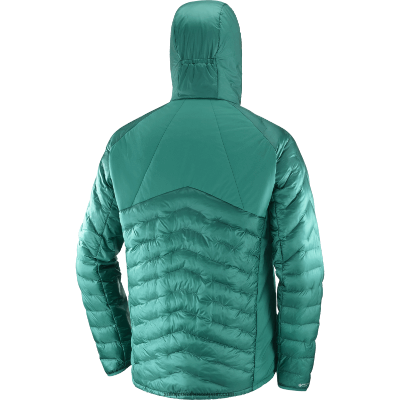 chaqueta con capucha y aislamiento para hombre - contorno primaloft Salomon 00B0PZ1088 Pacífico