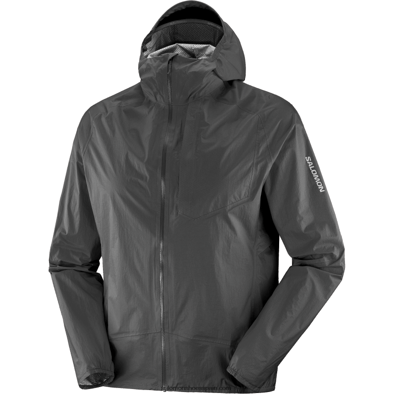 chaqueta impermeable para hombre - bonatti impermeable Salomon 00B0PZ1101 profundo negro