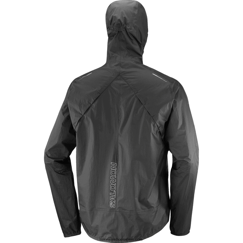 chaqueta impermeable para hombre - bonatti impermeable Salomon 00B0PZ1101 profundo negro