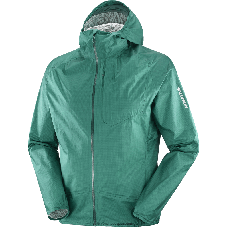 chaqueta impermeable para hombre - bonatti impermeable Salomon 00B0PZ1104 Pacífico