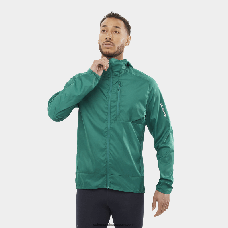 cortavientos de hombre con capucha - bonatti cross wind Salomon 00B0PZ1096 Pacífico