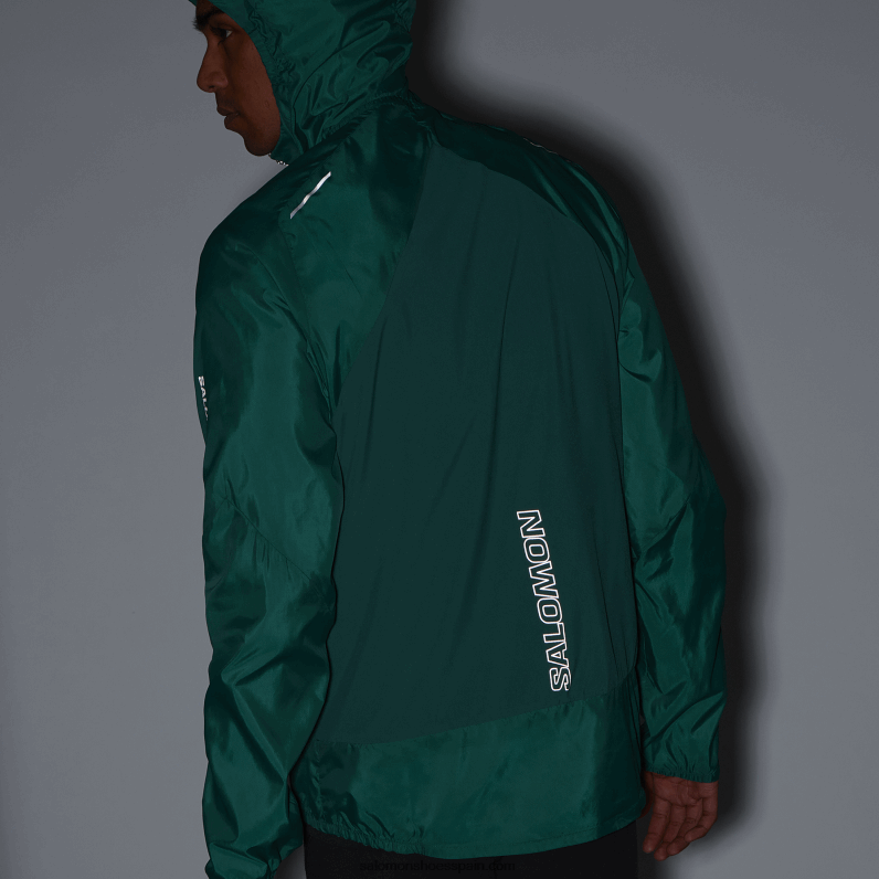 cortavientos de hombre con capucha - bonatti cross wind Salomon 00B0PZ1096 Pacífico