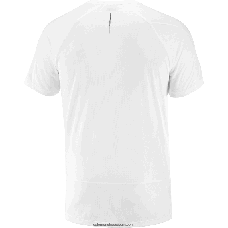 camiseta de manga corta para hombre - cross run Salomon 00B0PZ234 blanco
