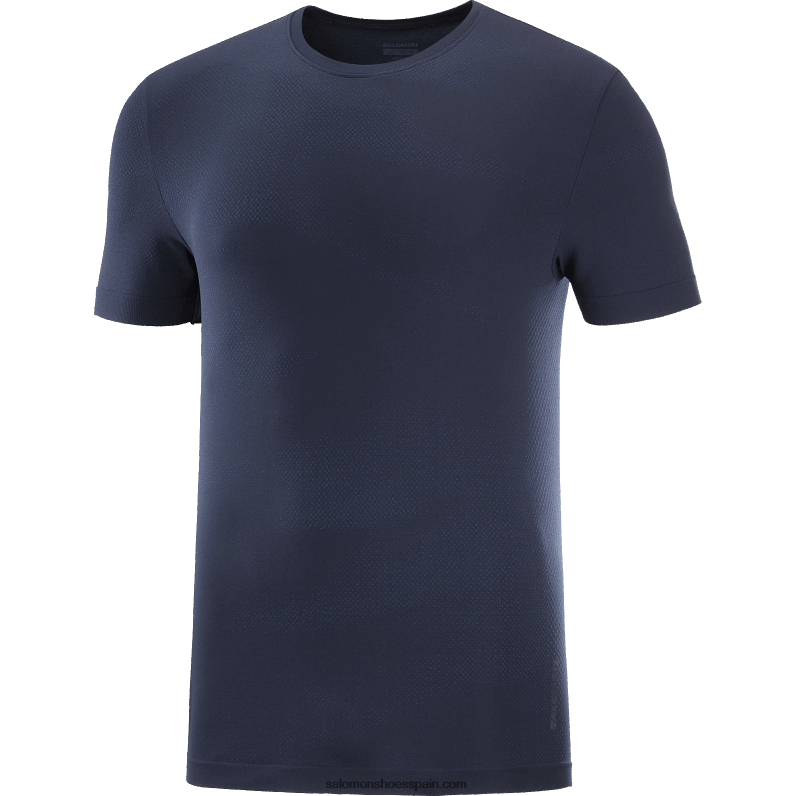 camiseta de manga corta para hombre - esencial sin costuras Salomon 00B0PZ244 iris azul marino/cielo nocturno