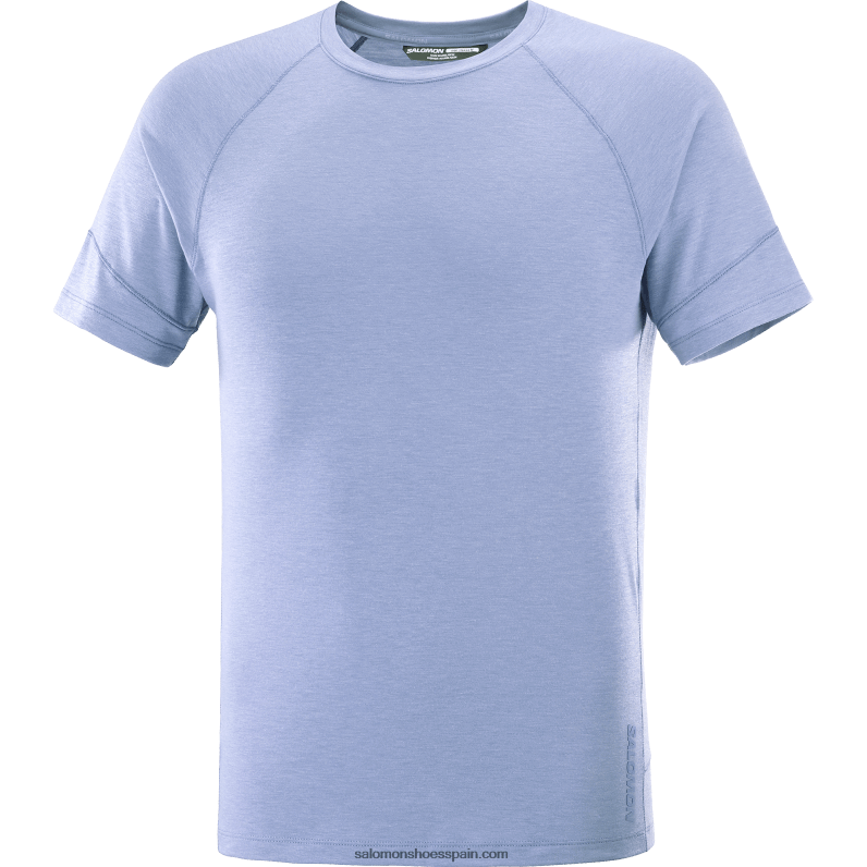 camiseta de manga corta para hombre - runlife Salomon 00B0PZ1198 señorío inglés/brezo