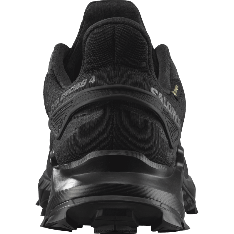 zapatillas de trail running para hombre - alphacross 4 gore-tex Salomon 00B0PZ1475 negro