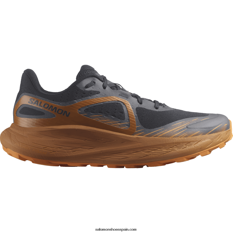 zapatillas de trail running para hombre - glide max tr Salomon 00B0PZ1447 zafiro oscuro/almendra dulce/pimienta naranja