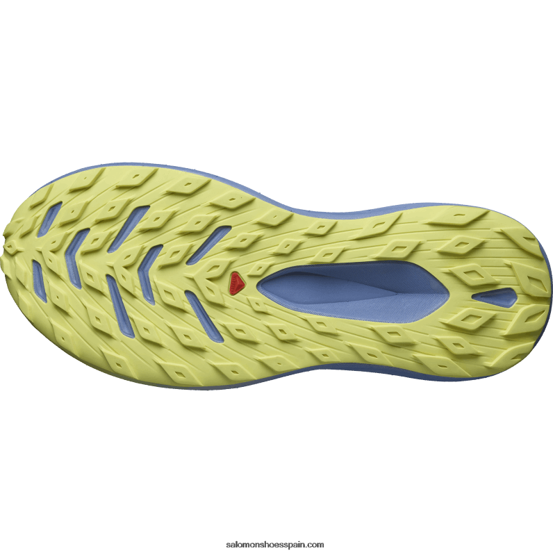 zapatillas de trail running para hombre - glide max tr Salomon 00B0PZ1448 cielo granada/zafiro oscuro/lima soleado
