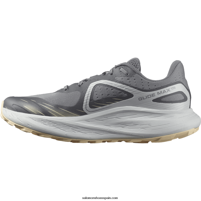 zapatillas de trail running para hombre - glide max tr Salomon 00B0PZ1449 tono tranquilo/azul perla/arena blanqueada