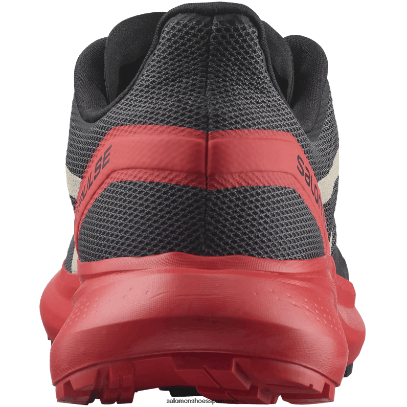 zapatillas de trail running para hombre - hypulse Salomon 00B0PZ1484 imán/rojo amapola/negro