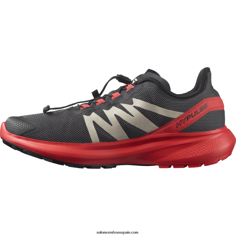 zapatillas de trail running para hombre - hypulse Salomon 00B0PZ1484 imán/rojo amapola/negro