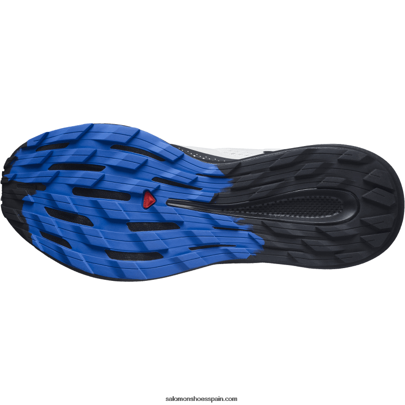 zapatillas de trail running para hombre - pulsar trail Salomon 00B0PZ1461 roca lunar/negro/azul deslumbrante