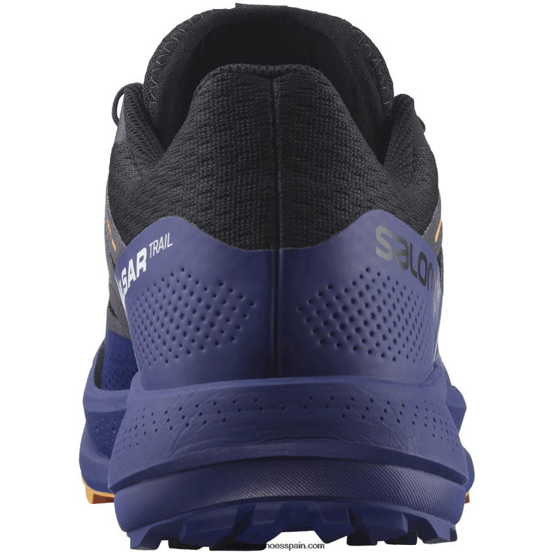 zapatillas de trail running para hombre - pulsar trail Salomon 00B0PZ1462 negro/azul clemátide/naranja resplandeciente