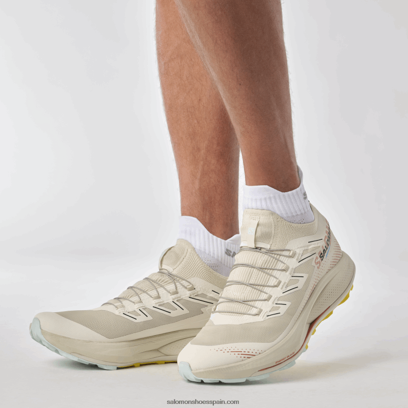 zapatillas de trail running para hombre - pulsar trail pro 2 Salomon 00B0PZ1437 día lluvioso/salsa picante/fresia