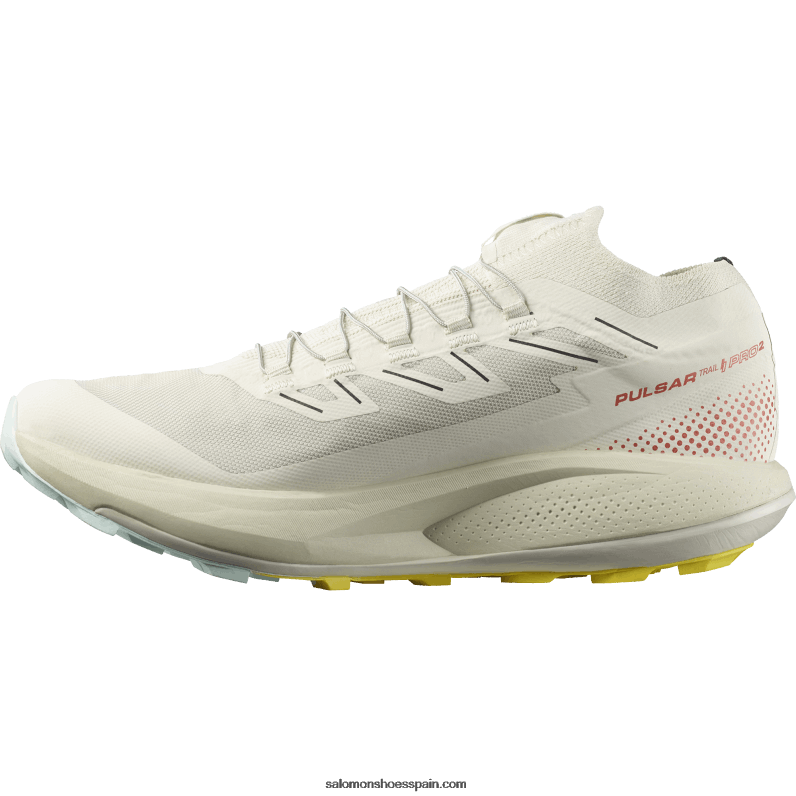 zapatillas de trail running para hombre - pulsar trail pro 2 Salomon 00B0PZ1437 día lluvioso/salsa picante/fresia