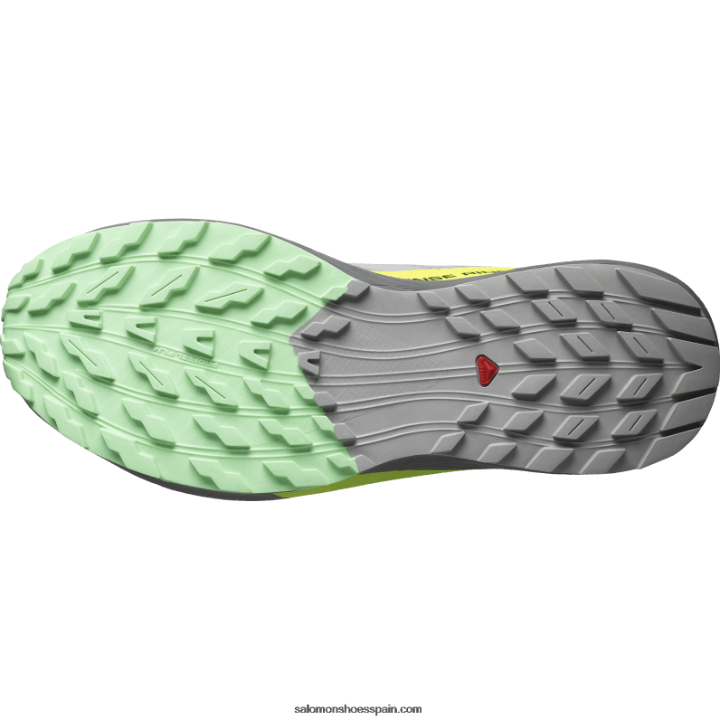 zapatillas de trail running para hombre - sense ride 5 Salomon 00B0PZ1431 aleación/sombra silenciosa/amarillo de seguridad
