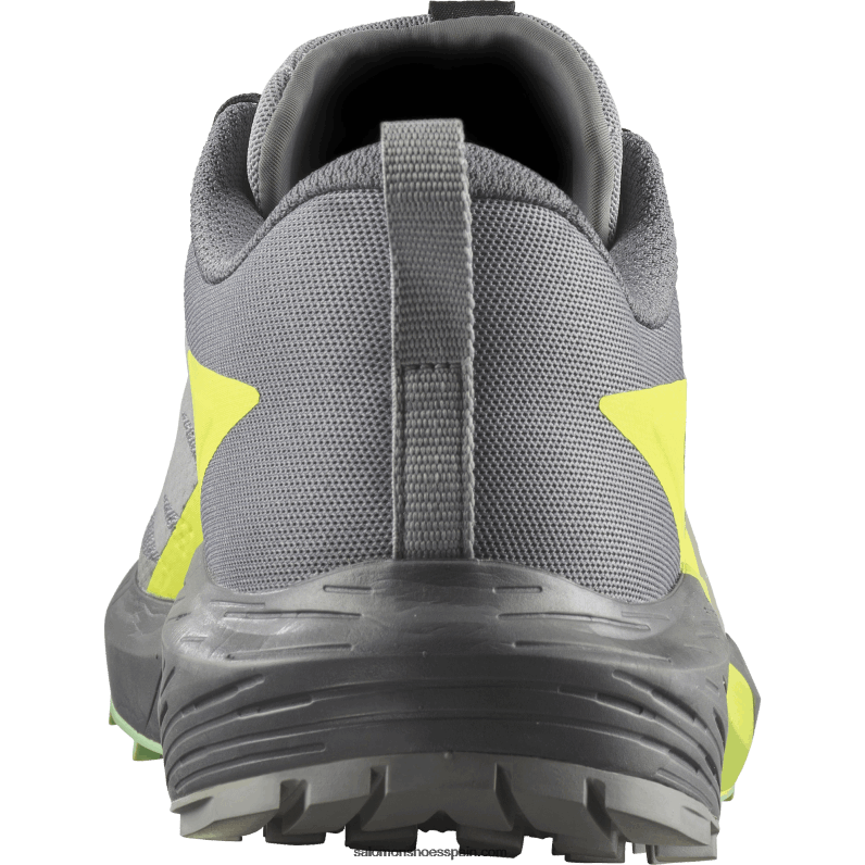 zapatillas de trail running para hombre - sense ride 5 Salomon 00B0PZ1431 aleación/sombra silenciosa/amarillo de seguridad