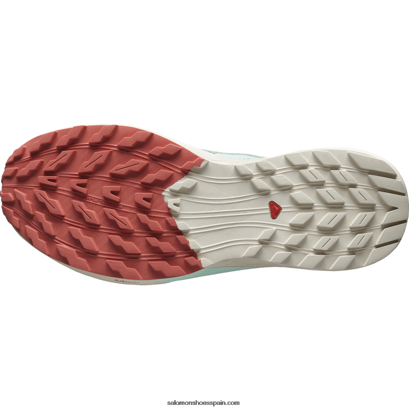 zapatillas de trail running para hombre - sense ride 5 Salomon 00B0PZ1433 nenúfar/día lluvioso/aguamarina blanqueada